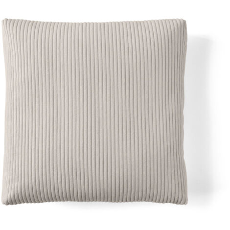 Colombine - coussin - en velours côtelé - 54x54 cm - beige