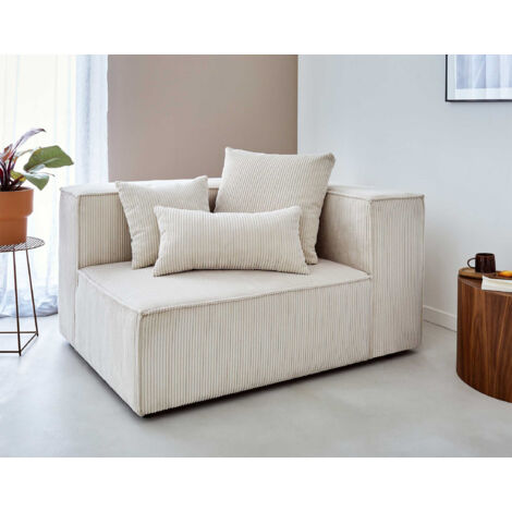 Colombine – sitzelement rechts – aus cord - beige