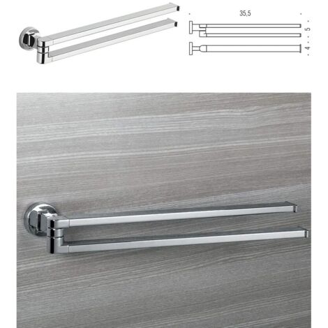 Colombo Design B52120CR Porta Salviette Serie Nordic, Cromo