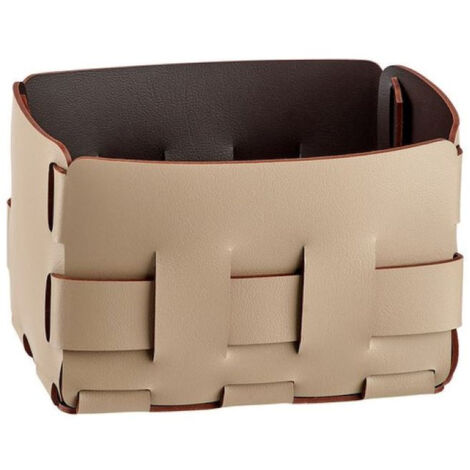 COLOMBO DESIGN Cestino Minibottega Cappuccino/Choco, 12X19 H13  serie ADJ codice prod: BADJ1012-0406