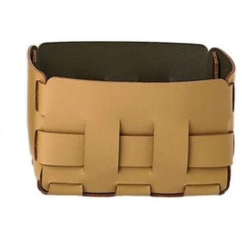 COLOMBO DESIGN Cestino Minibottega Olive/Mustard, 12X19 H13  serie ADJ codice prod: BADJ1012-5540