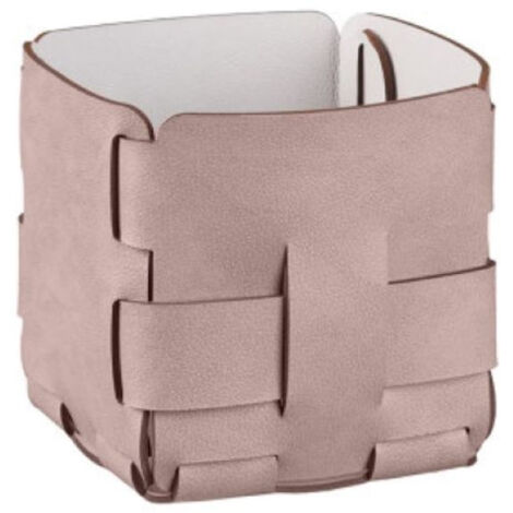 COLOMBO DESIGN Cestino Minibottega Oyster/ Ash Rose, 12X12 H13  serie ADJ codice prod: BADJ1013-0207