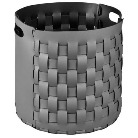 COLOMBO DESIGN Cestino Portabiancheria Bottega Grey/Black D40 H40 serie Adj codice prod: BADJ1050-0301