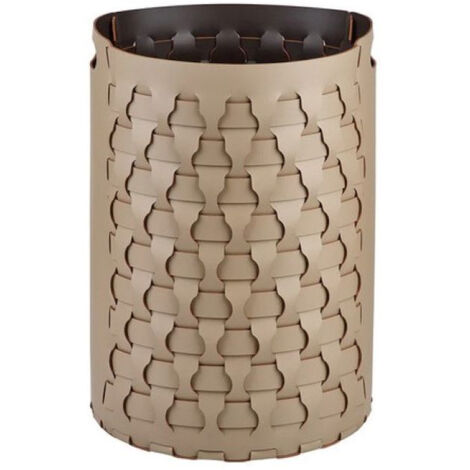 COLOMBO DESIGN Cestino Portabiancheria Dubai Cappuccino/Choco D40 H57 serie Adj codice prod: BADJ2057-0406