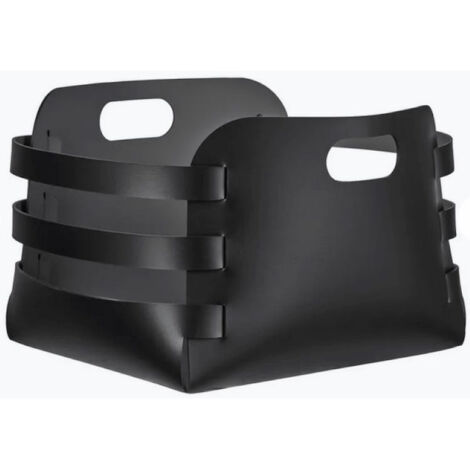 COLOMBO DESIGN Cestino Riga Grey/Black, 27X36 H25 serie ADJ codice prod: BADJ9687-0301