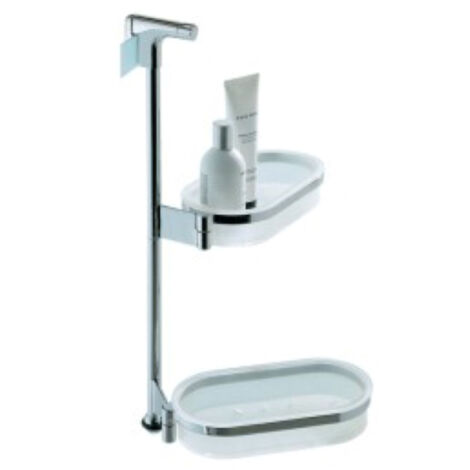 COLOMBO DESIGN Complimenti porta oggetti universale per box doccia cromato codice prod: B97100CR-BI
