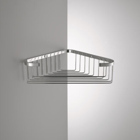 COLOMBO DESIGN Contract cestino angolare cromato codice prod: B96130CR