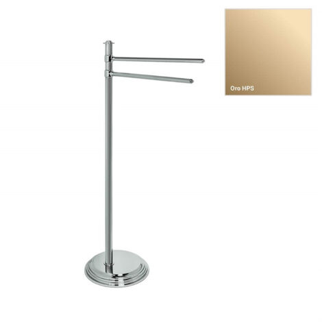 COLOMBO DESIGN Hermitage b3338piantana 2p/salviette hps portasalviette oro codice prod: B33380HPS
