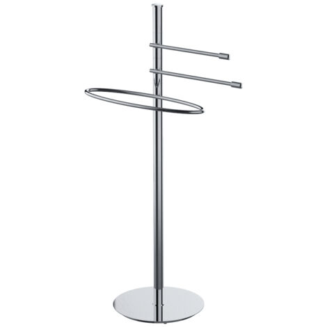 COLOMBO DESIGN Isole2  b9403n piantana con 3 portasalviette cromato codice prod: B9403NCR