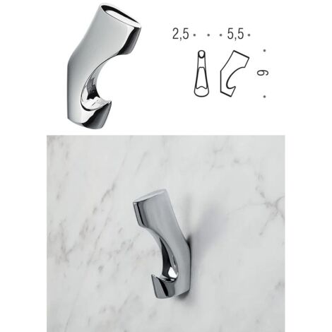 COLOMBO DESIGN Land appendi abiti cromato codice prod: BCD77-CR