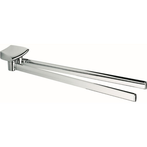 COLOMBO DESIGN Land porta salviette doppio a snodo cromato codice prod: B28130CR