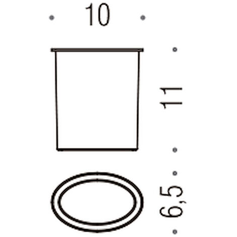 COLOMBO DESIGN Land ricambio bicchiere per art. b2802 satinato codice prod: B28520-VAN