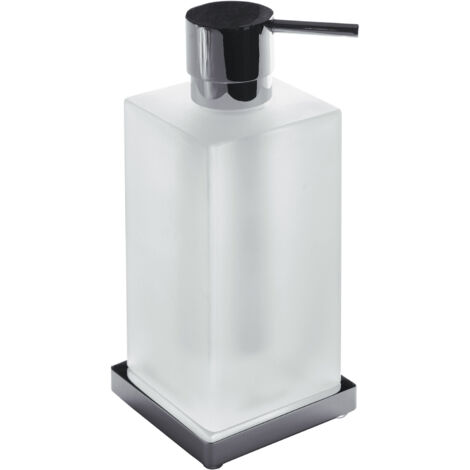 COLOMBO DESIGN Look dispenser appoggio vetro acidato cromato codice prod: B93170BM-CR