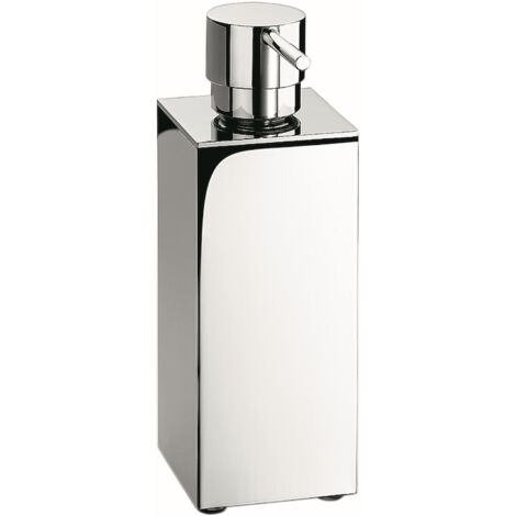Colombo Design LOOK dispenser sapone liquido d'appoggio in ottone cromato, finitura cromo B93200CR