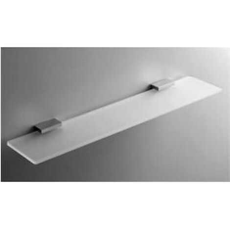 COLOMBO DESIGN Look mensola 60 cm cromato/vetro acidato naturale codice prod: B16160CR-VAN