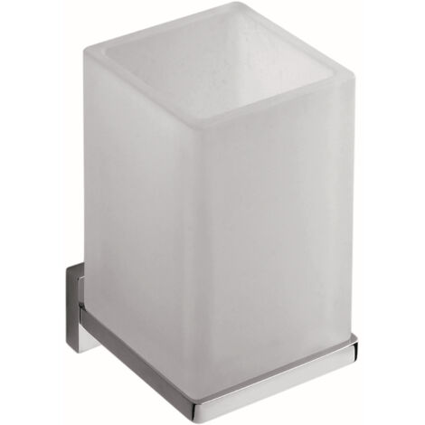 COLOMBO DESIGN Look  porta bicchiere a parete cromato codice prod: B16020CR-VAN
