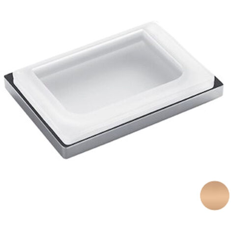 COLOMBO DESIGN Look porta sapone appoggio vetro acidato vintage codice prod: B16400VL-VAN