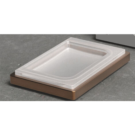 COLOMBO DESIGN Look porta sapone appoggio vetro acidato  vintage mat codice prod: B16400VM-VAN