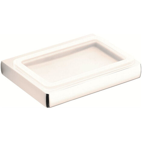 COLOMBO DESIGN Lulu b62510-van vetro ricambio per porta sapone bianco codice prod: B62510-VAN