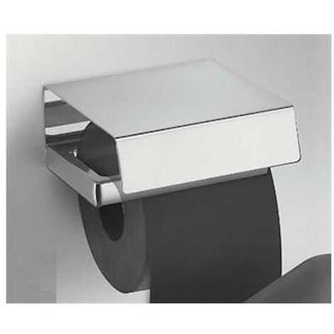 COLOMBO DESIGN Lulu' porta rotolo con coperchio fisso cromato codice prod: B62910CR