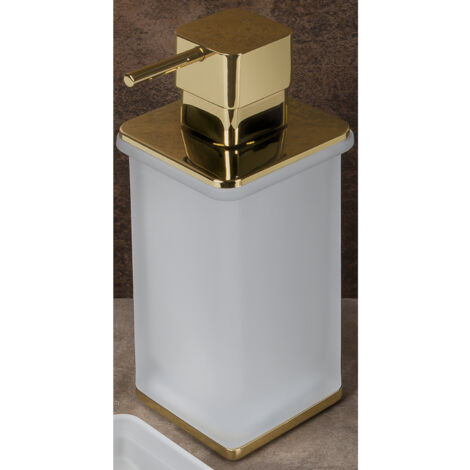 COLOMBO DESIGN Lulu' spandisapone appoggio vetro satinato oro codice prod: B93220HPS-VAN