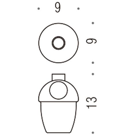 COLOMBO DESIGN Melo' b93520-van contenitore per spandisapone (l 0,38) per art. b9305 b9306  ricambi b9352 codice prod: B93520-VAN