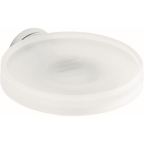 COLOMBO DESIGN Nordic porta sapone a muro satinato cromato codice prod: B52010CR-VAN