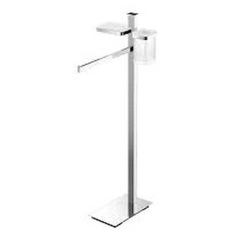 COLOMBO DESIGN Piantana porta sapone/salviette/bicchiere cromato units b9110 codice prod: B91100CR