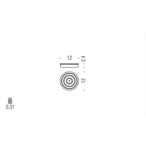 COLOMBO DESIGN Planets b98510 p/sapone parete van portasapone vetro acidato natur codice prod: B98510-VAN