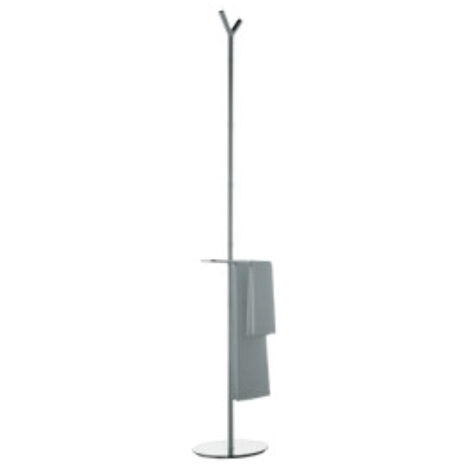 COLOMBO DESIGN Planets piantana porta salvietta e 2 appendiabiti cromato codice prod: B98040CR