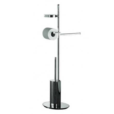 COLOMBO DESIGN Planets piantane porta salvietta, sapone, rotolo e scopino cromato codice prod: B98330CR