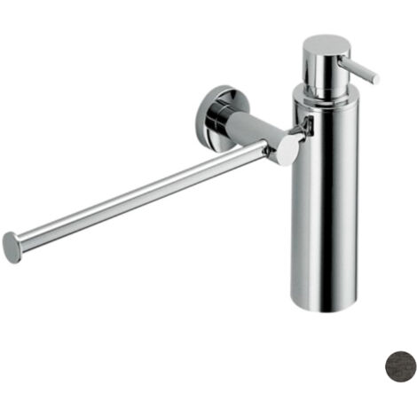 COLOMBO DESIGN Plus porta salviette con spandisapone grafite mat codice prod: W49750GM