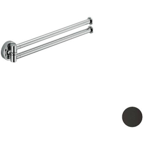 COLOMBO DESIGN Plus porta salviette doppio 34,5 grafite codice prod: W49130GL