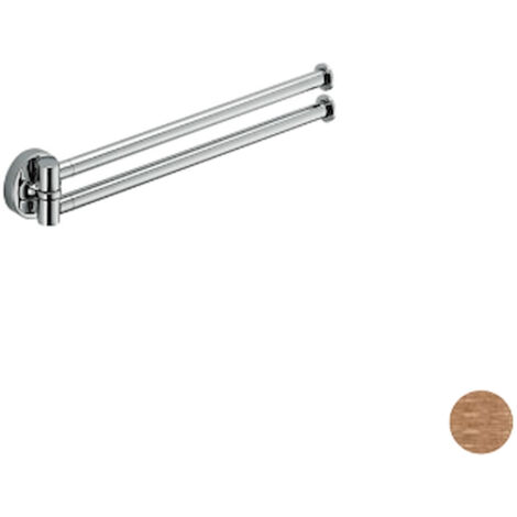 COLOMBO DESIGN Plus porta salviette doppio 34,5 vintage satinato codice prod: W49130VM