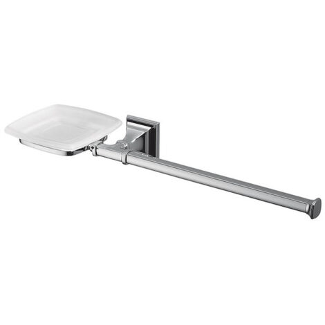COLOMBO DESIGN Portofino porta salviette con porta sapone dx bidet cromato codice prod: B3274DCR-VAN