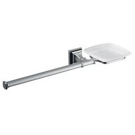 COLOMBO DESIGN Portofino porta salviette con porta sapone sx bidet cromato codice prod: B3274SCR-VAN