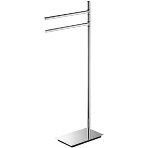 COLOMBO DESIGN Square piantana 2 porta salviette cromato codice prod: B9901CR
