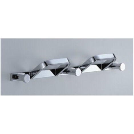 COLOMBO DESIGN Time  appendi abiti triplo multifunzionale cromato codice prod: W4237-CR