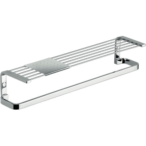 COLOMBO DESIGN Time w42770cr mensola con porta salviette 44,5 cm. cromato codice prod: W42770CR