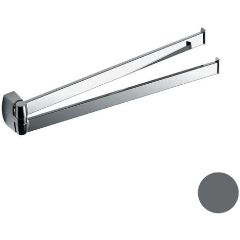 COLOMBO DESIGN Trenta portasalviette doppio a snodo grafite opaco codice prod: B30120GM