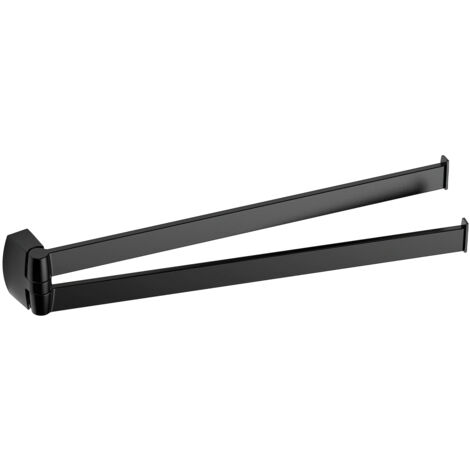 COLOMBO DESIGN Trenta portasalviette doppio a snodo nero opaco codice prod: B30120NM