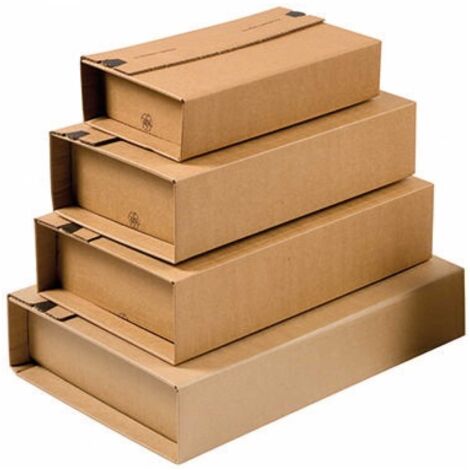 COLOMPAC Versandkarton ColomPac® Universal Innenmaße: 45,5 x -7 x 32 cm (B x H x T) Außenmaße: 51 x 8,5x 33 cm (B x H x T) Kraftliner Wellpappe 1-wellig braun