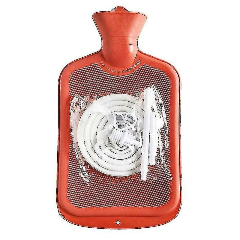 SNQ - Colon Cleanse Enema Bag With Tubing Water Bottle Shower Douche & Home Adult Enema Kit