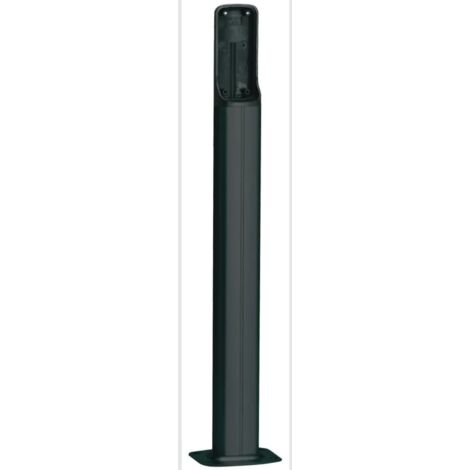 colonette en aluminium noir h0,5m pour cellule came dir