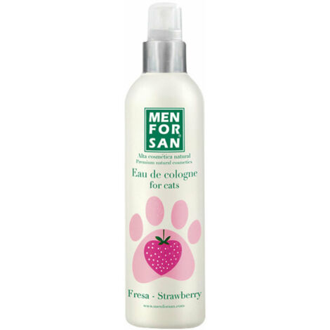 Colonia Menforsan Wasser 125 ml Erdbeerduft fЩr Hunde