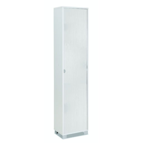 Colonna 1 Anta 43L x 29P x h190 – Finitura Bianco Fiammato – Sarmog