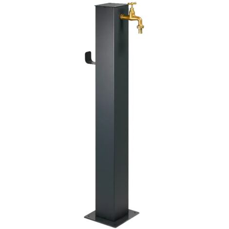 Colonna acqua antracite 95 cm da giardino