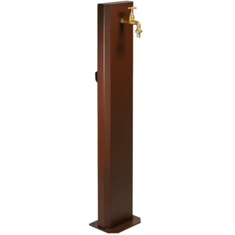 Colonna acqua da giardino corten 100 cm
