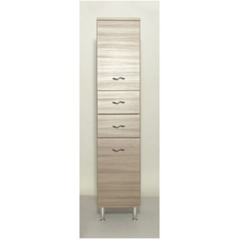 COLONNA BAGNO FRANCESCA 2 ANTE +2 CASSETTI OLMO- 1,0 pz