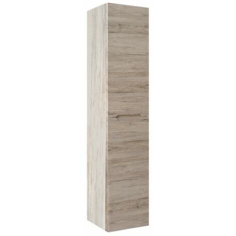 Cerchi Colonna bagno classica in legno con anta in vetro h11304?